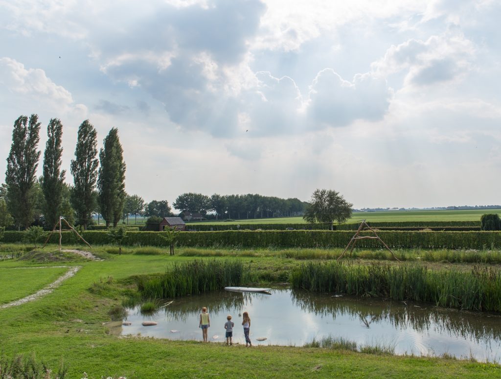 Kabelbaan, natuurlijk spelen, speeltoestel, natuurlijke uitstraling