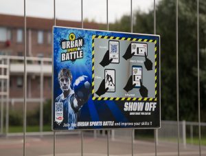 Bord Urban Sports Battle – kabelbevestiging