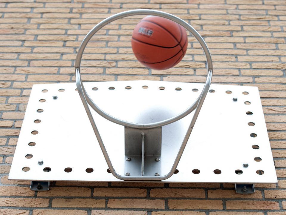 rvs Basketbalbord buiten