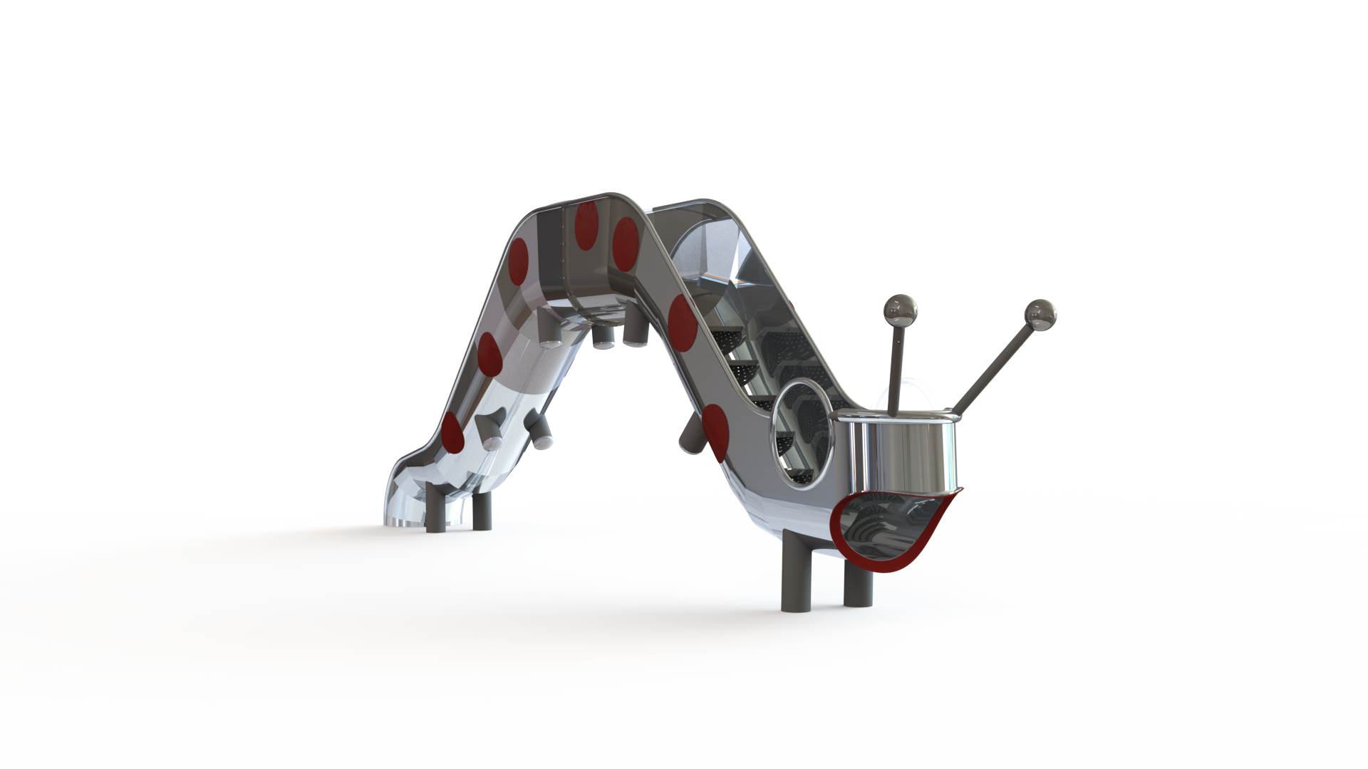 Caterpillar Glijbaan 1338 IJslander Urban sport and play solutions