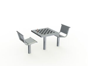 Schaaktafel met zitjes