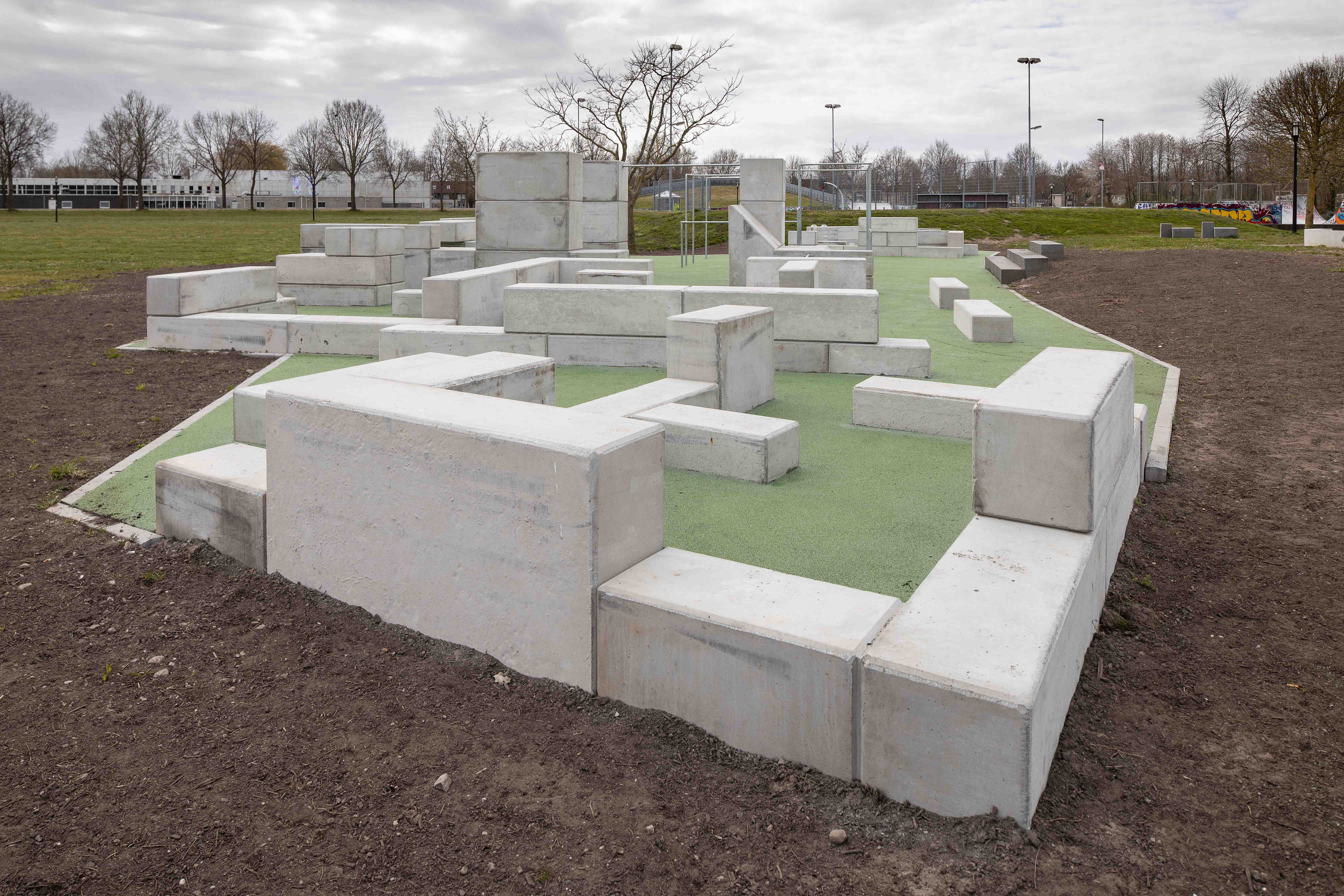 The first outdoor Fitness Park in Zeewolde (NL) suitable for people